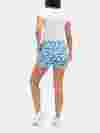 side view womens running shorts