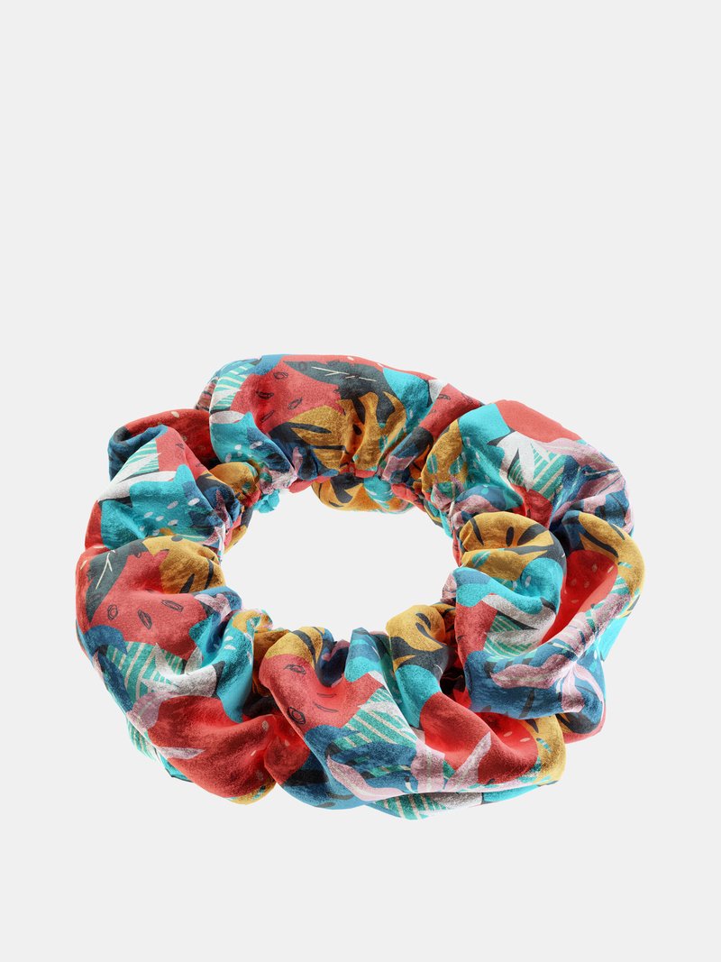 design a printed scrunchie
