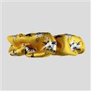 personalised scrunchie yellow flower