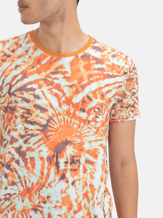 All over print on Men's Basic Custom Cotton T-Shirt