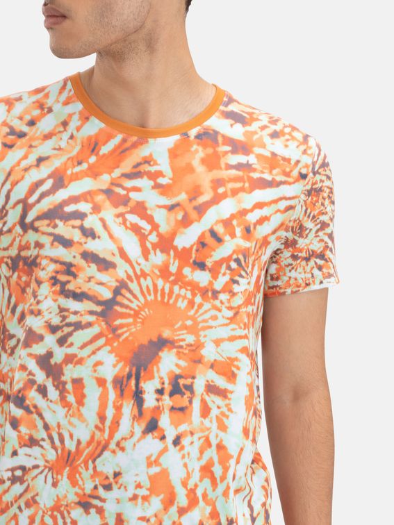 All over print on Men's Basic Custom Cotton T-Shirt