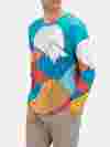Men's Basic Custom Cotton Long Sleeve T-Shirt