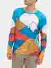 Customised Men's Cotton Long Sleeve T-Shirt