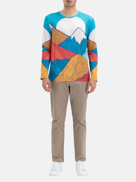Basic Custom Cotton Long Sleeve T-Shirt