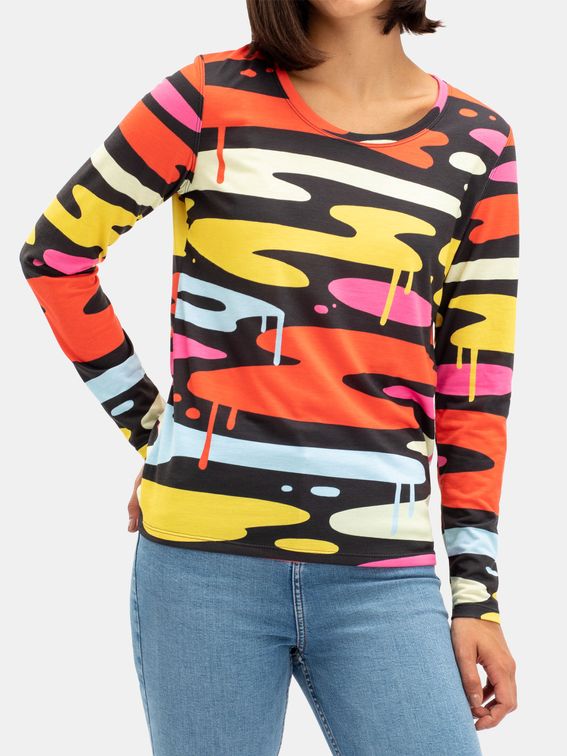 Women's Basic Cotton Long Sleeve T-Shirt