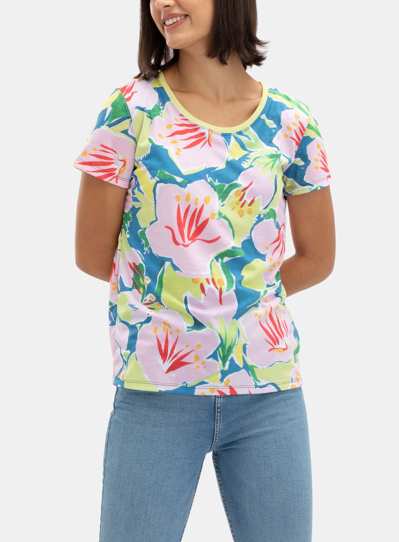 Maglietta Basic Donna Maniche Lunghe Cotone 100% - Slim Fit, Girocollo, Vari Colori - Foto 9