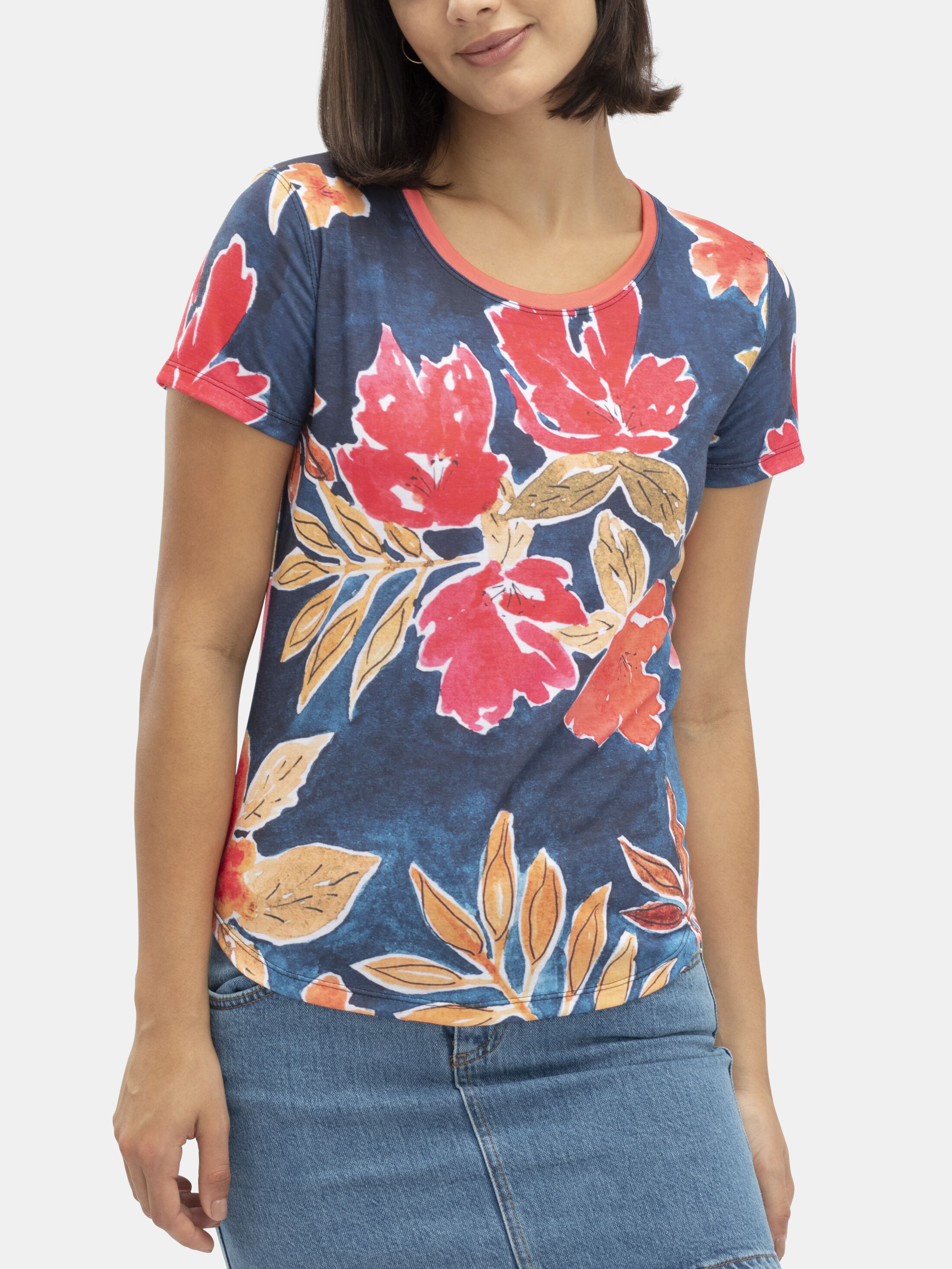 Slim fit jersey fabric t-shirt