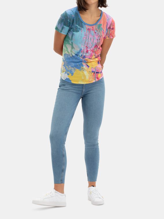 Ladies Custom Cut And Sew T-Shirt