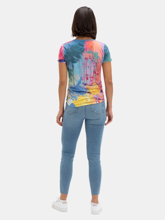 tela velour camiseta personalizada mujer