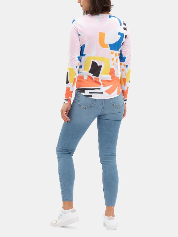 printed cotton jersey t shirt