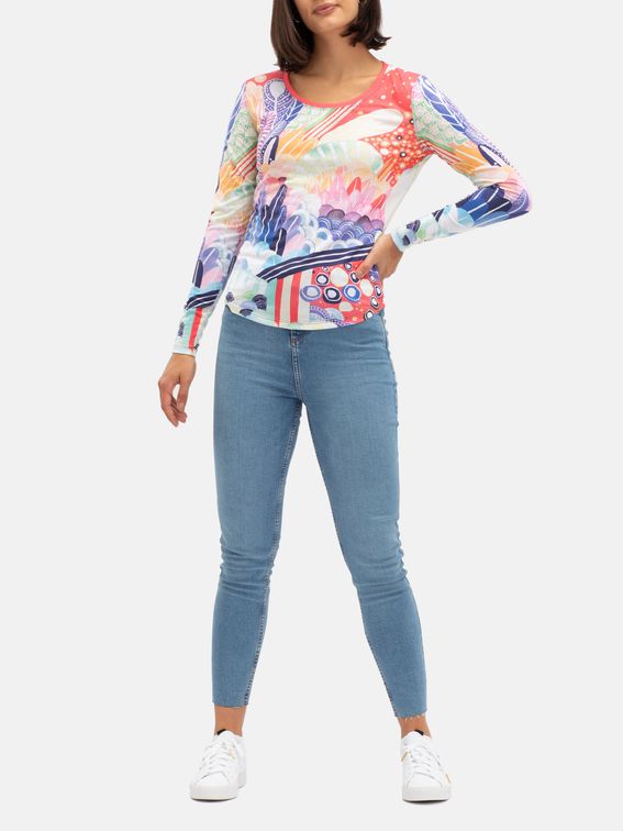 Design your own slim fit long sleeve t-shirt