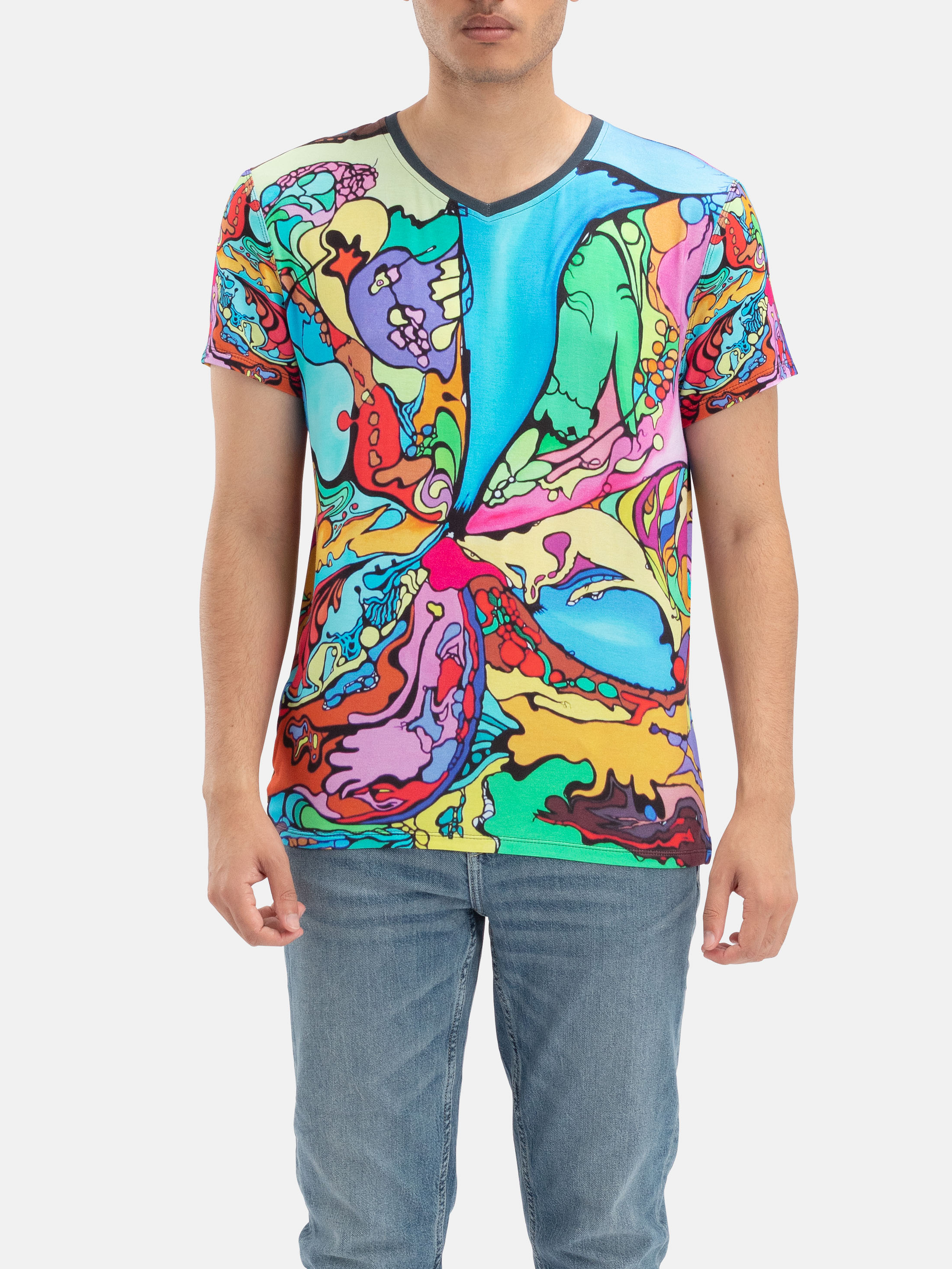 Design your own premium Custom V Neck T-Shirts