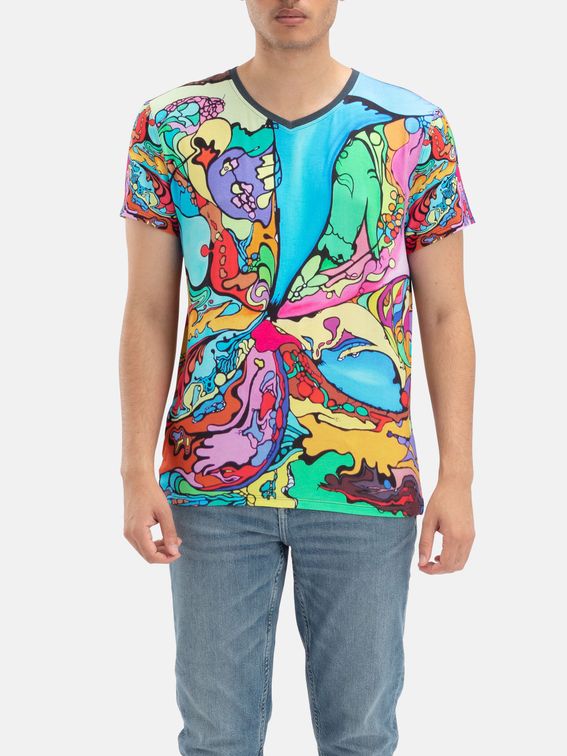 Design your own premium Custom V Neck T-Shirts