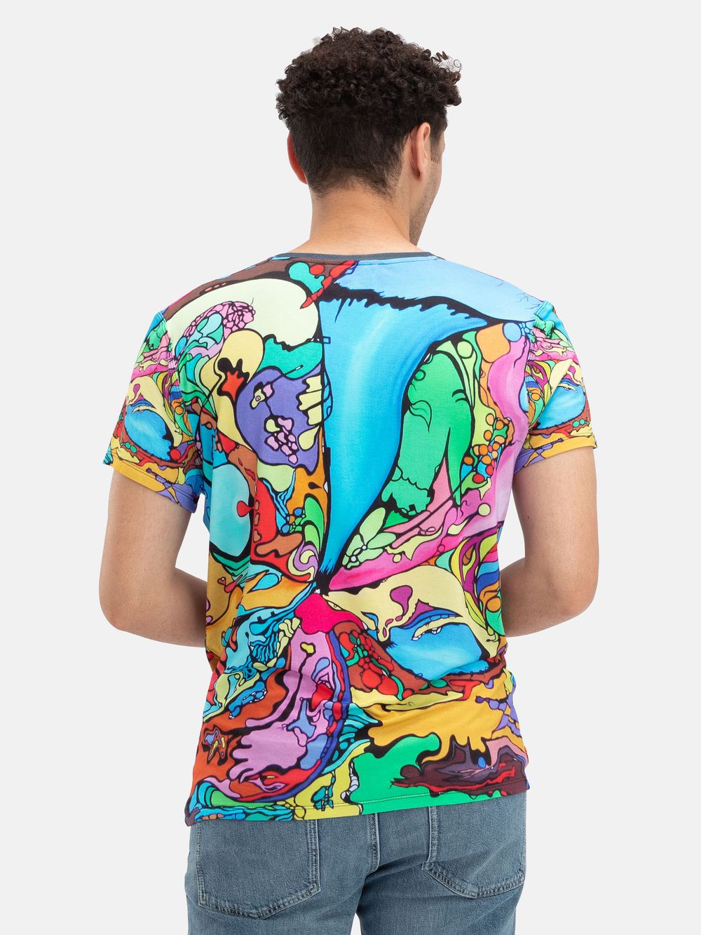 Design Your Own Men's Custom V-Neck T-Shirt | Contrado