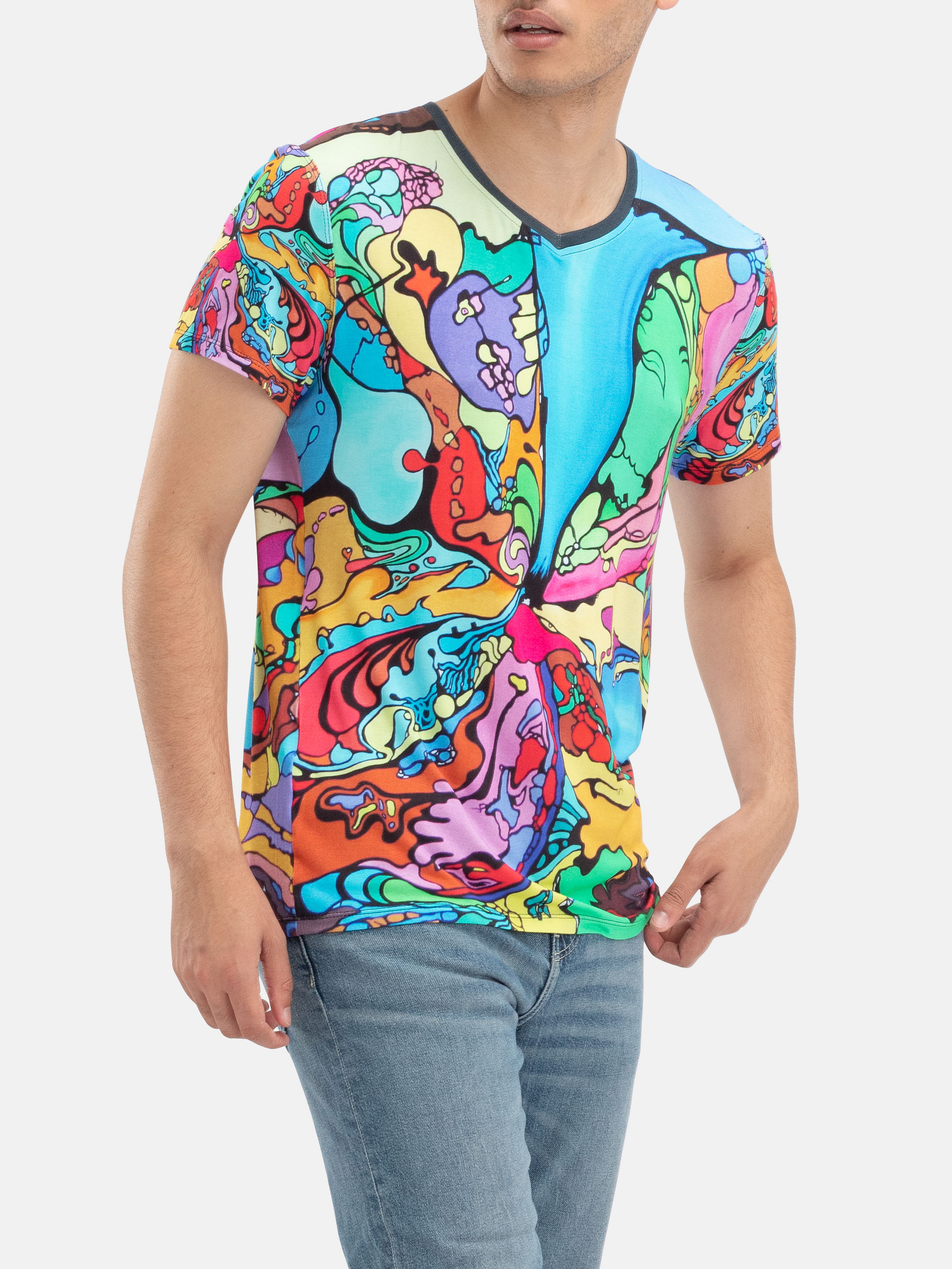 Design Men's V-Neck T-Shirt