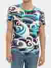 Printed Crew Neck T Shirt handmade