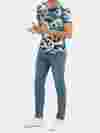 Create a printed crew neck t shirt
