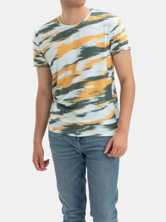 men's cut and sew t-shirt printing