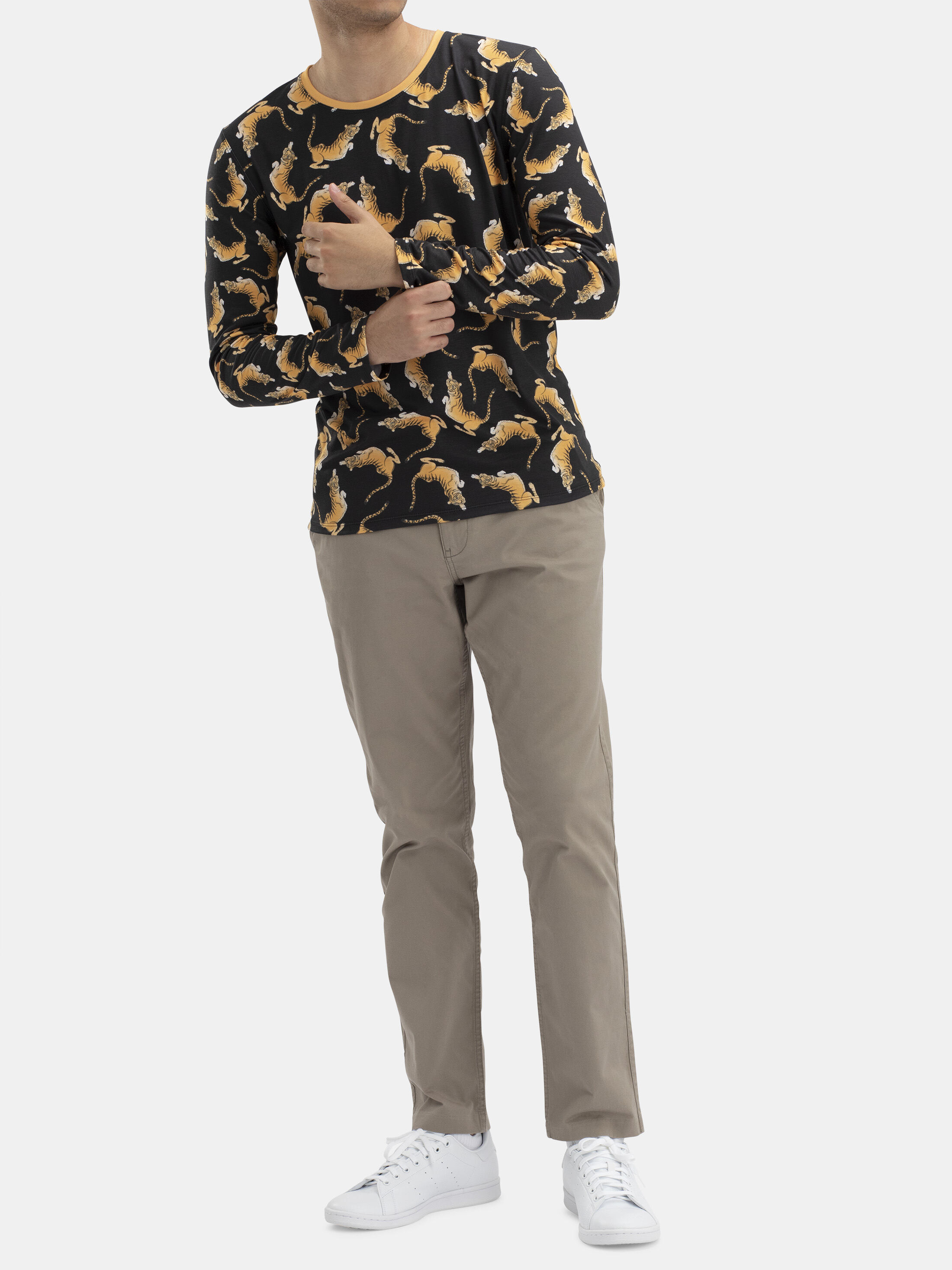 Men's Custom Fit Long Sleeve T-Shirt