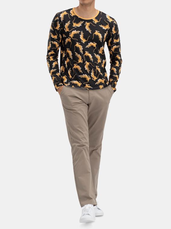 Men's Custom Regular Fit Long Sleeve T-Shirt