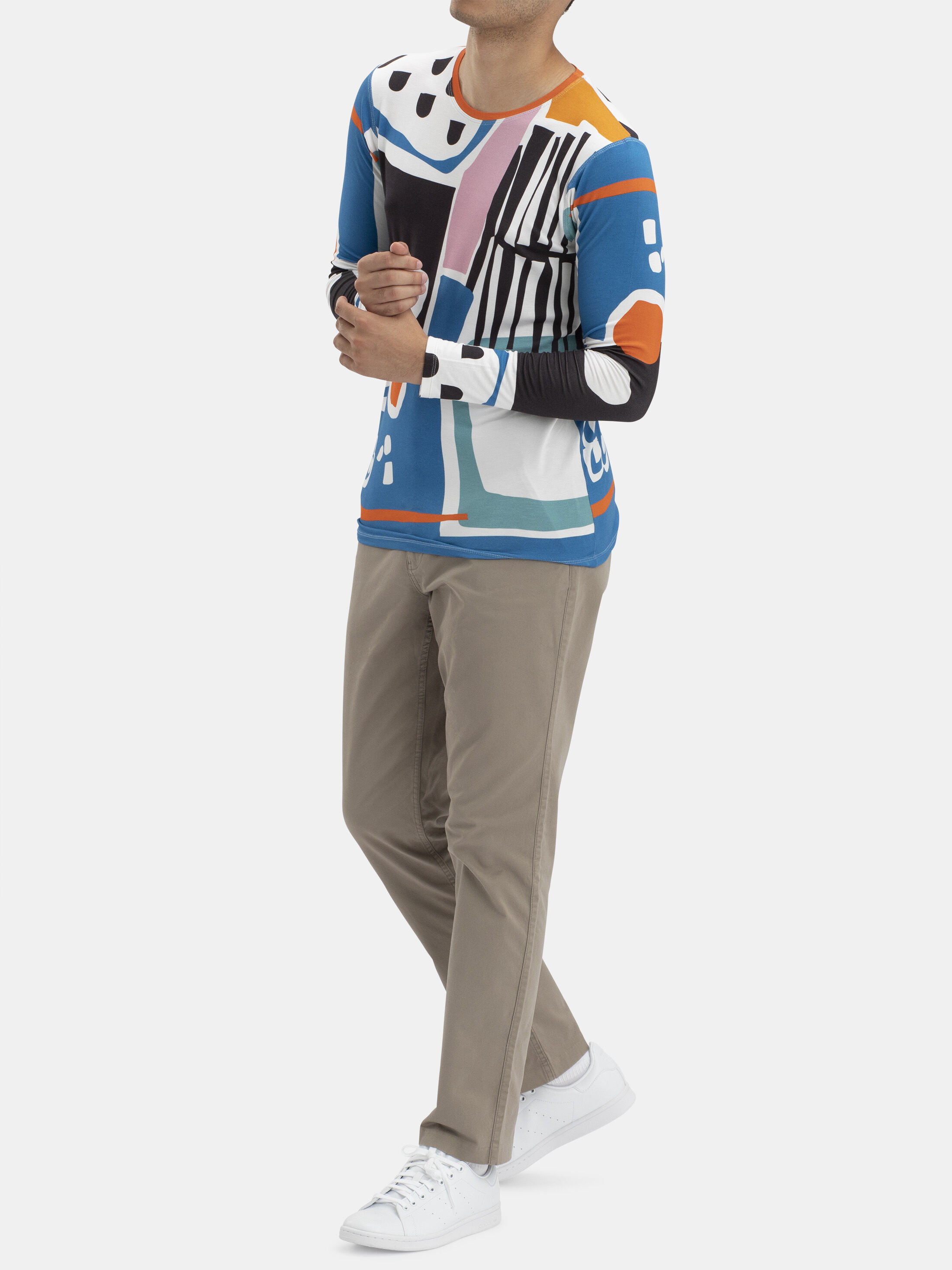 Men's Custom Long Sleeve Jersey T-Shirt