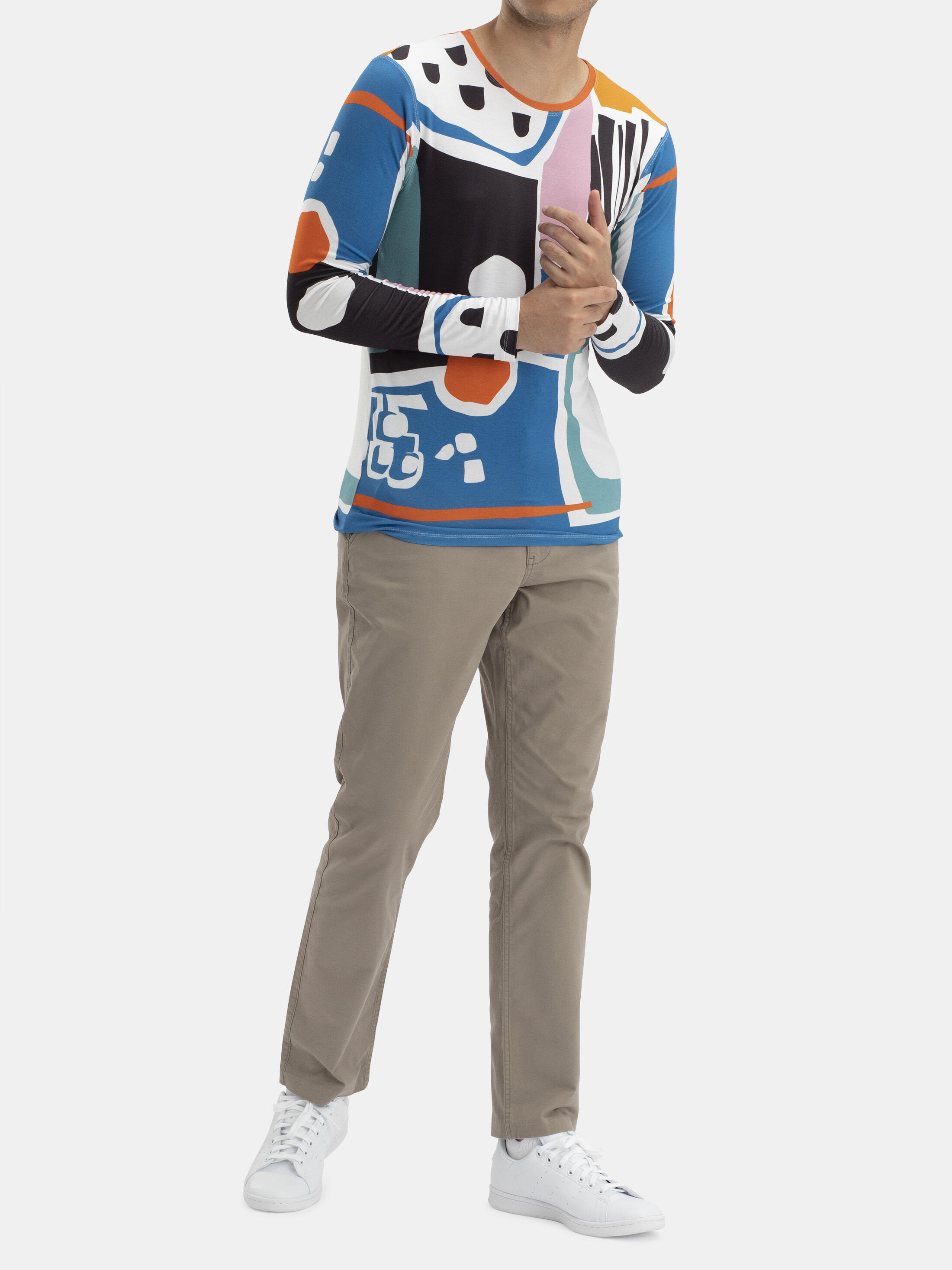 Men's Custom Slim Fit Long Sleeve Jersey