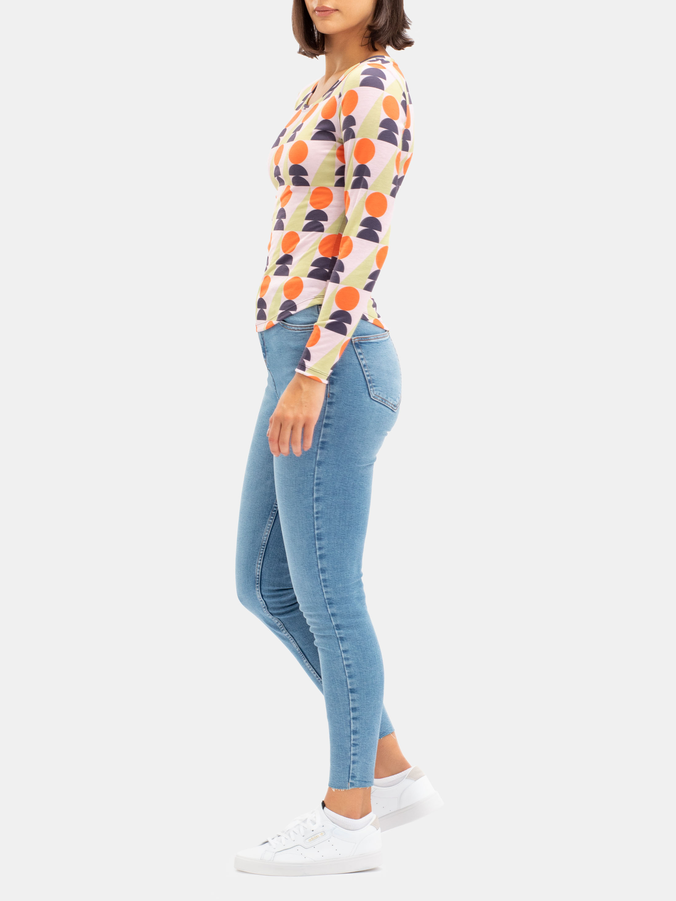 dames t-shirt met lange mouwen met foto