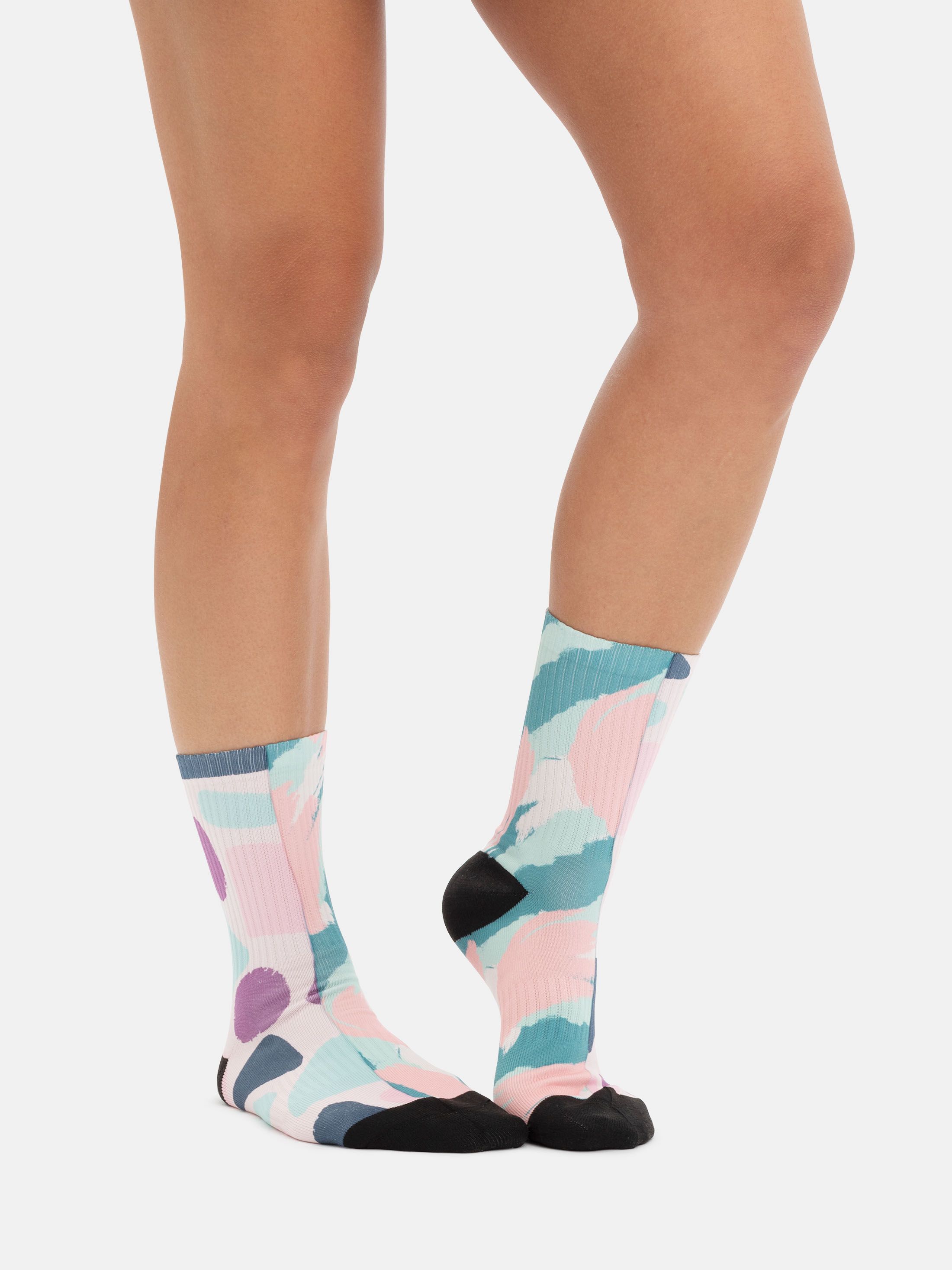 details of custom made socks