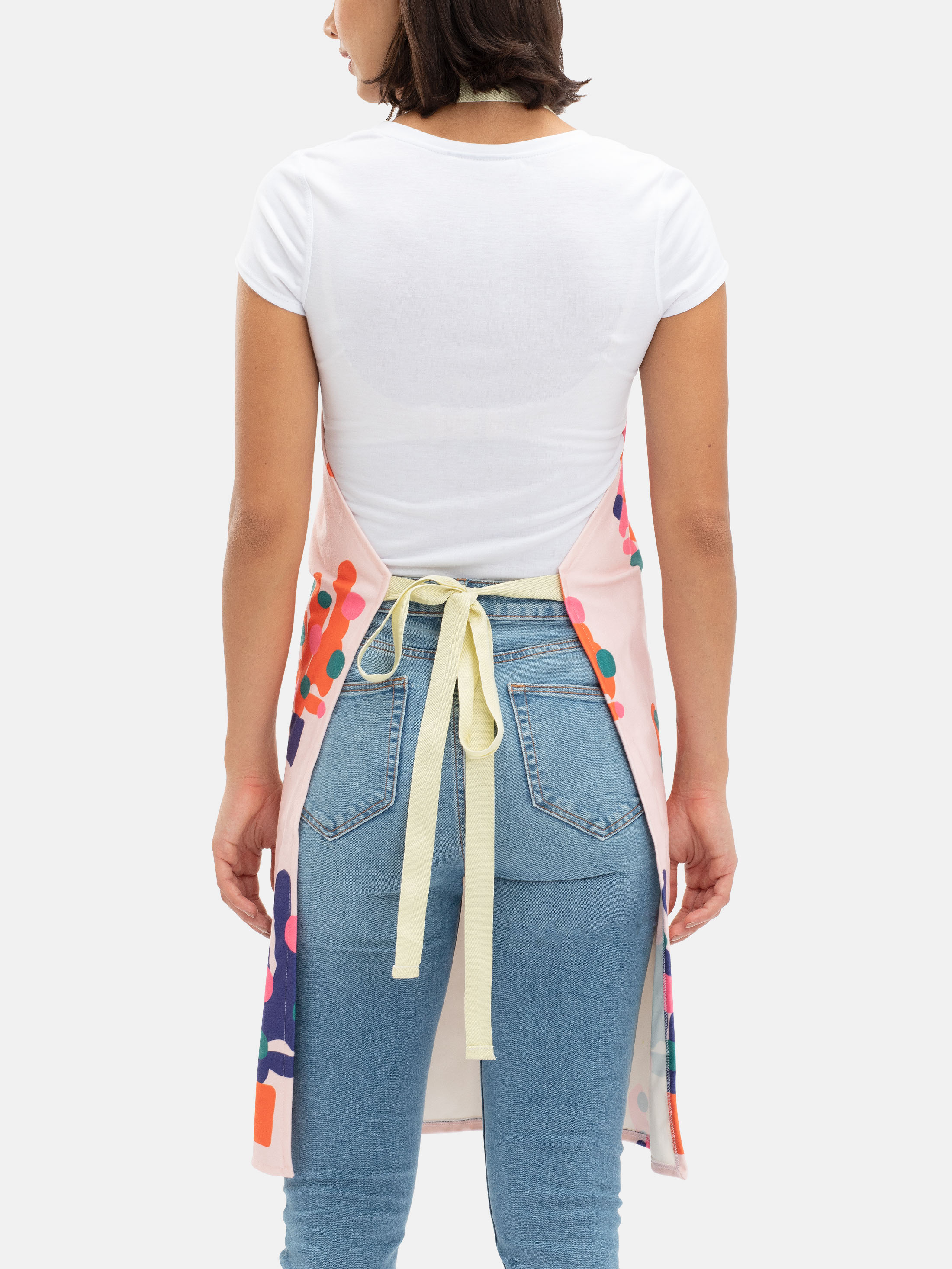 colorful custom made aprons