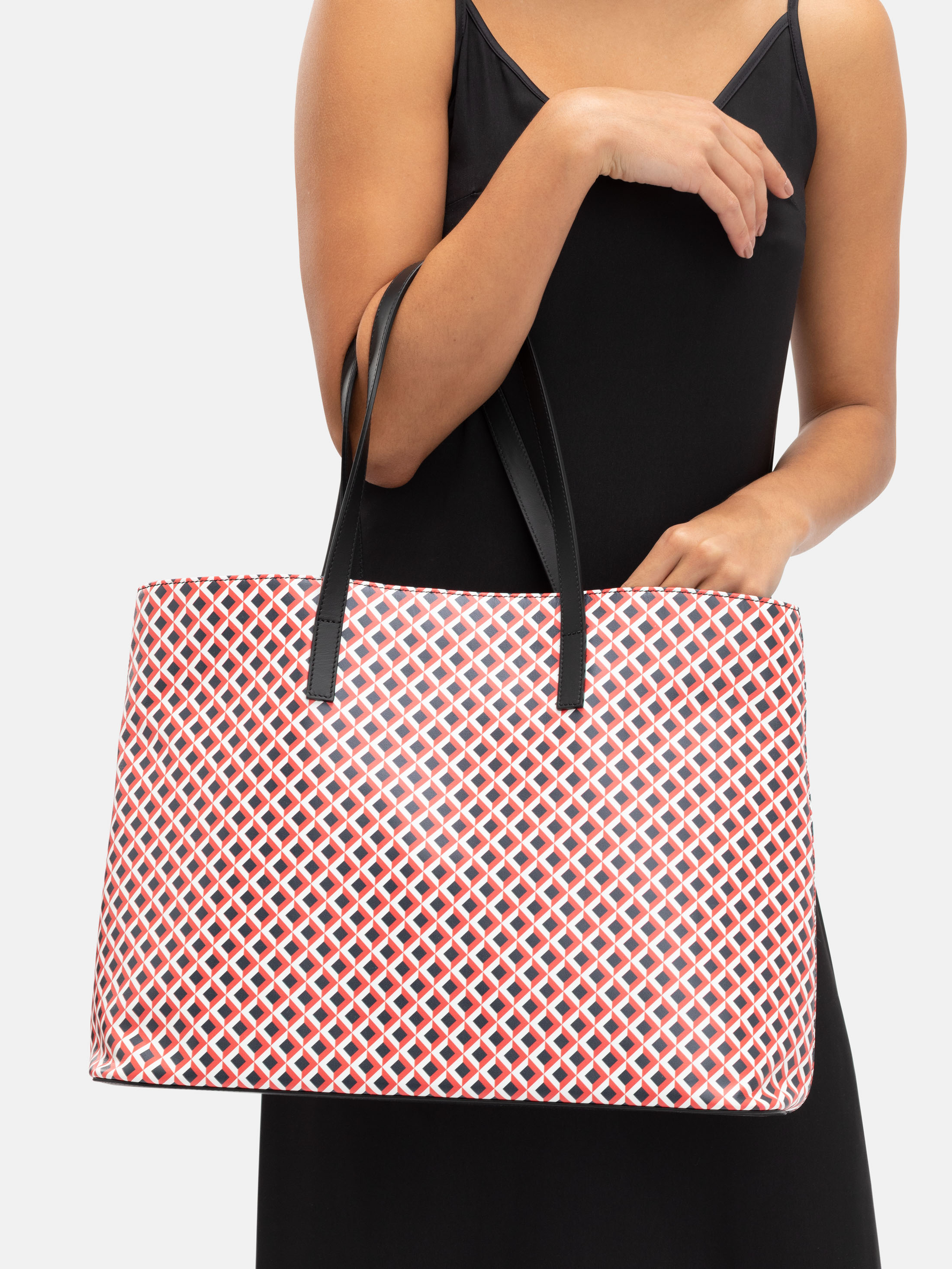 custom leather Kika tote bag