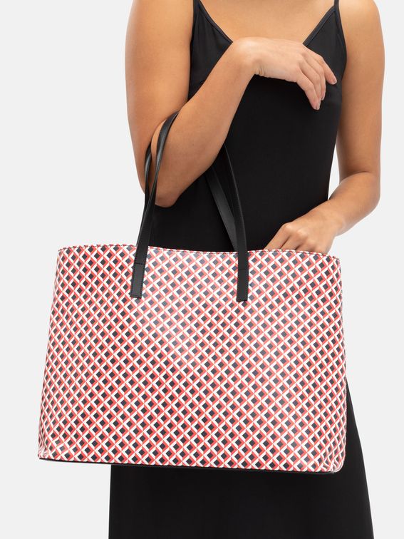 custom leather Kika tote bag