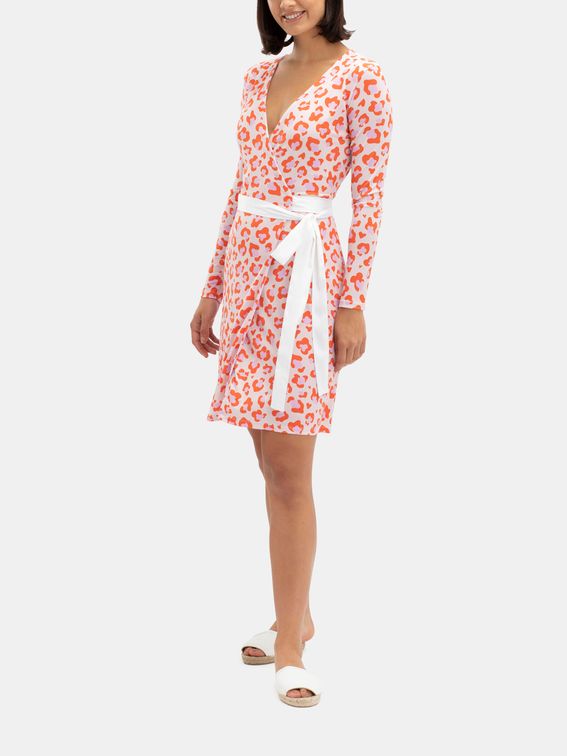 オリジナルデザイン ラップワンピースにプリント