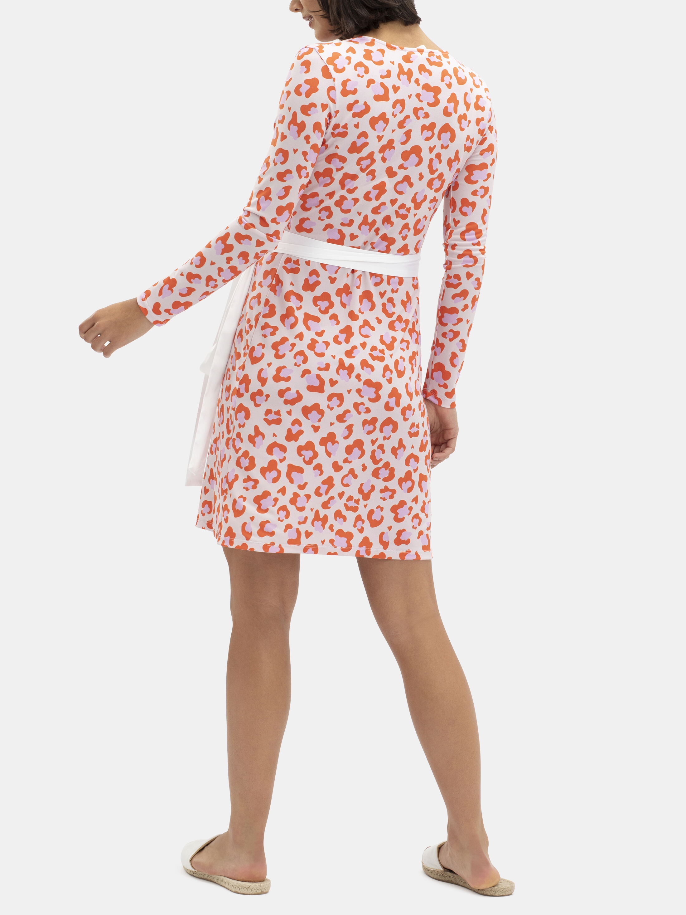 custom printed wrap dress