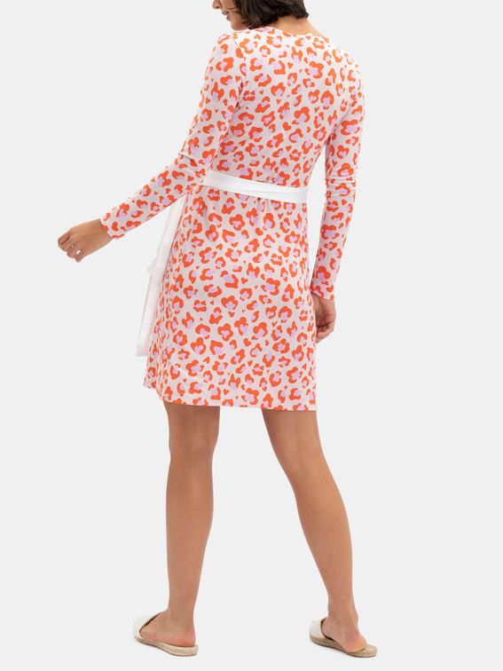 custom printed wrap dress