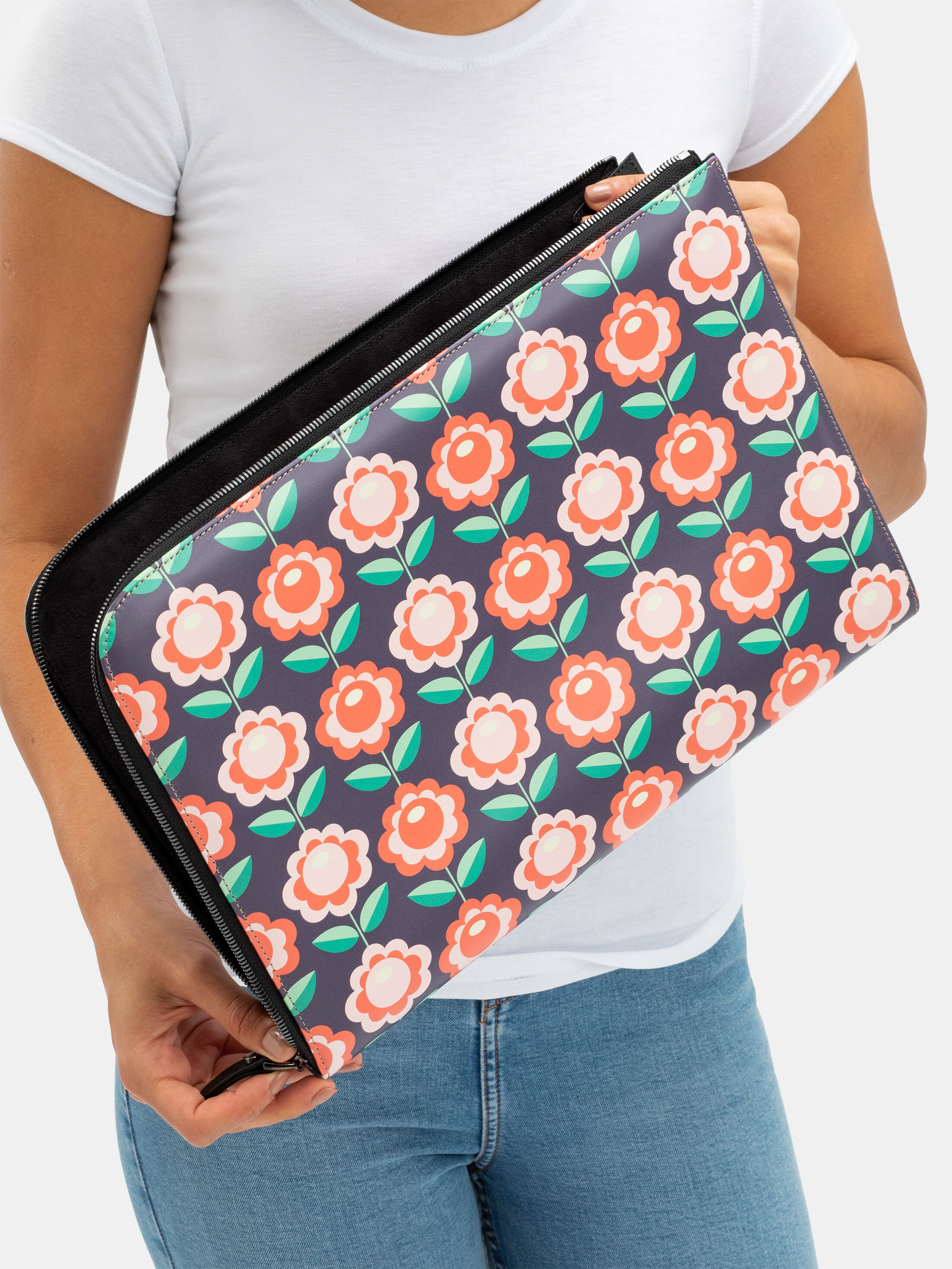 Portfolio en cuir personnalisé