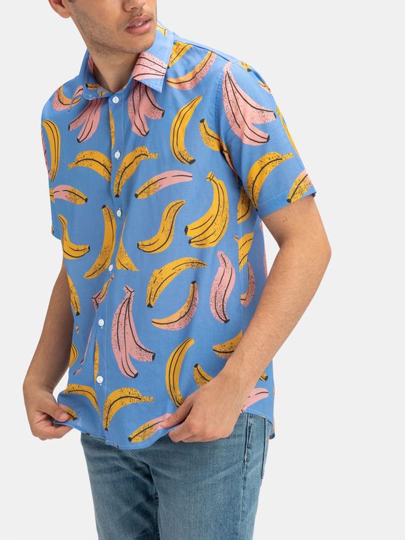custom all over print button up shirts