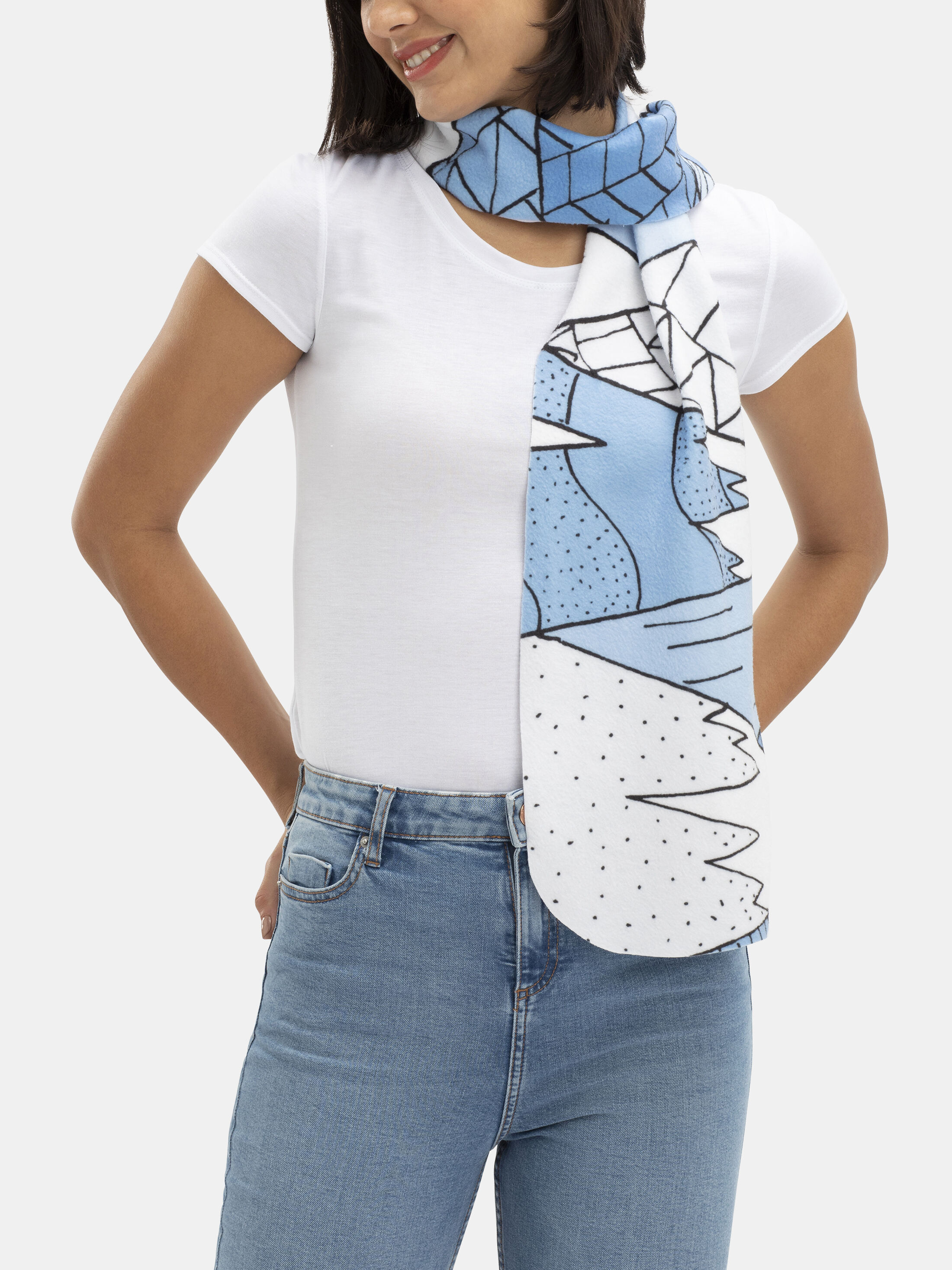 écharpe imprimée customisée