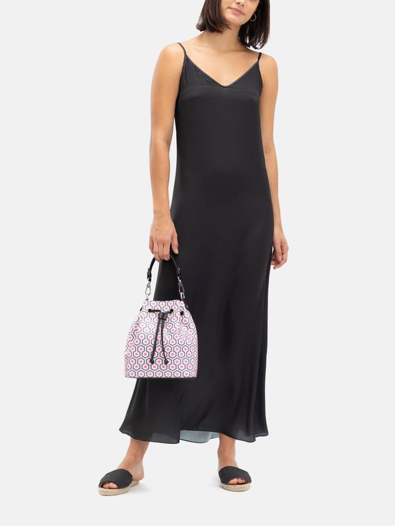 Borsa a secchiello con stampa personalizzata