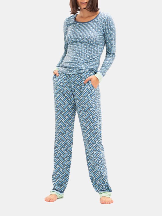 printed pj set