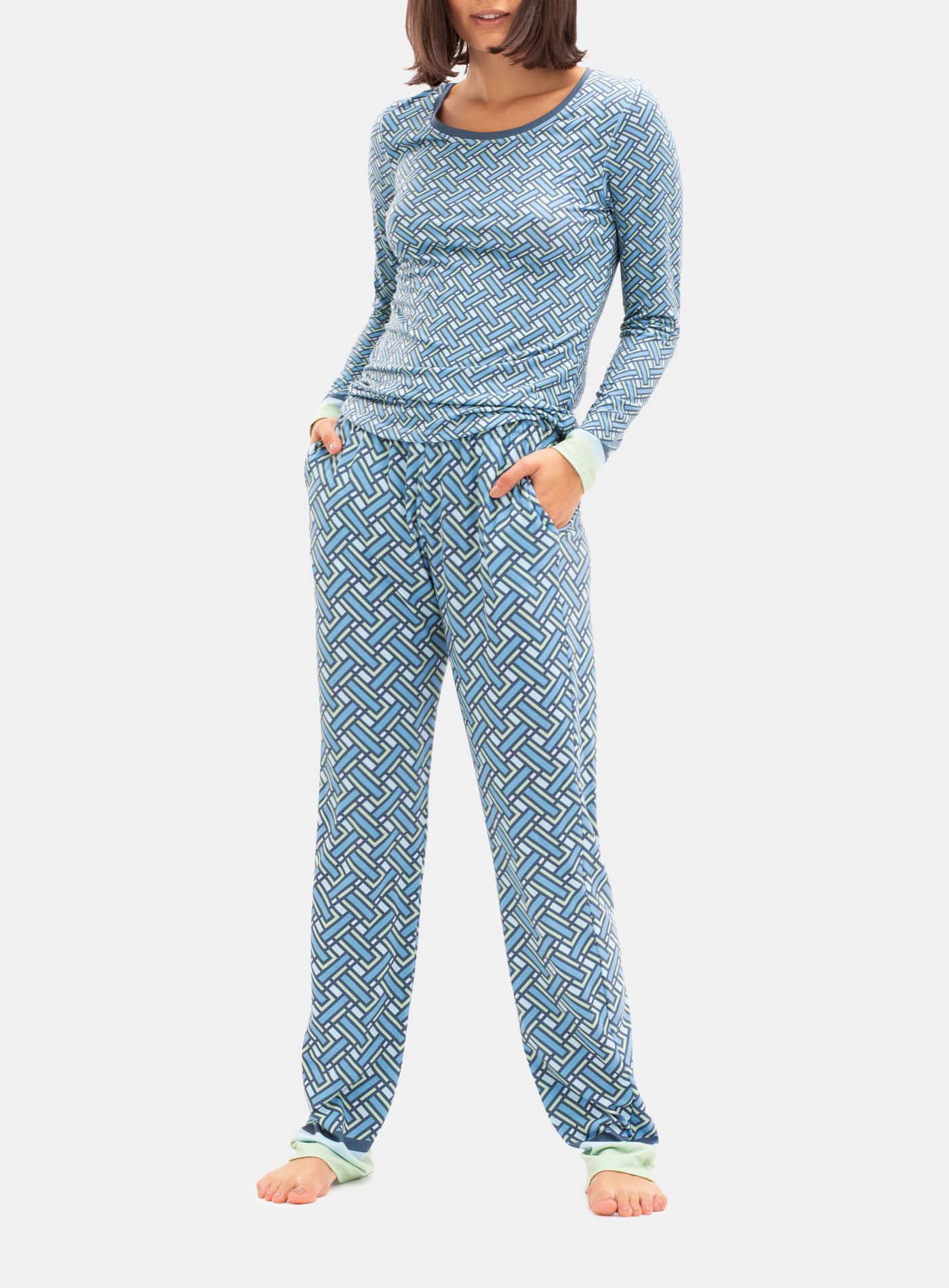 Pyjama Personnalisé Avec 3 Photos - Pantalon Confortable Pour Homme Et Femme, Cadeau Unique Anniversaire Noël