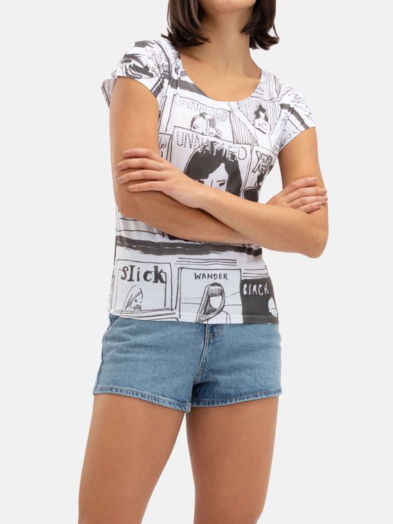 レディース プリント Tシャツ