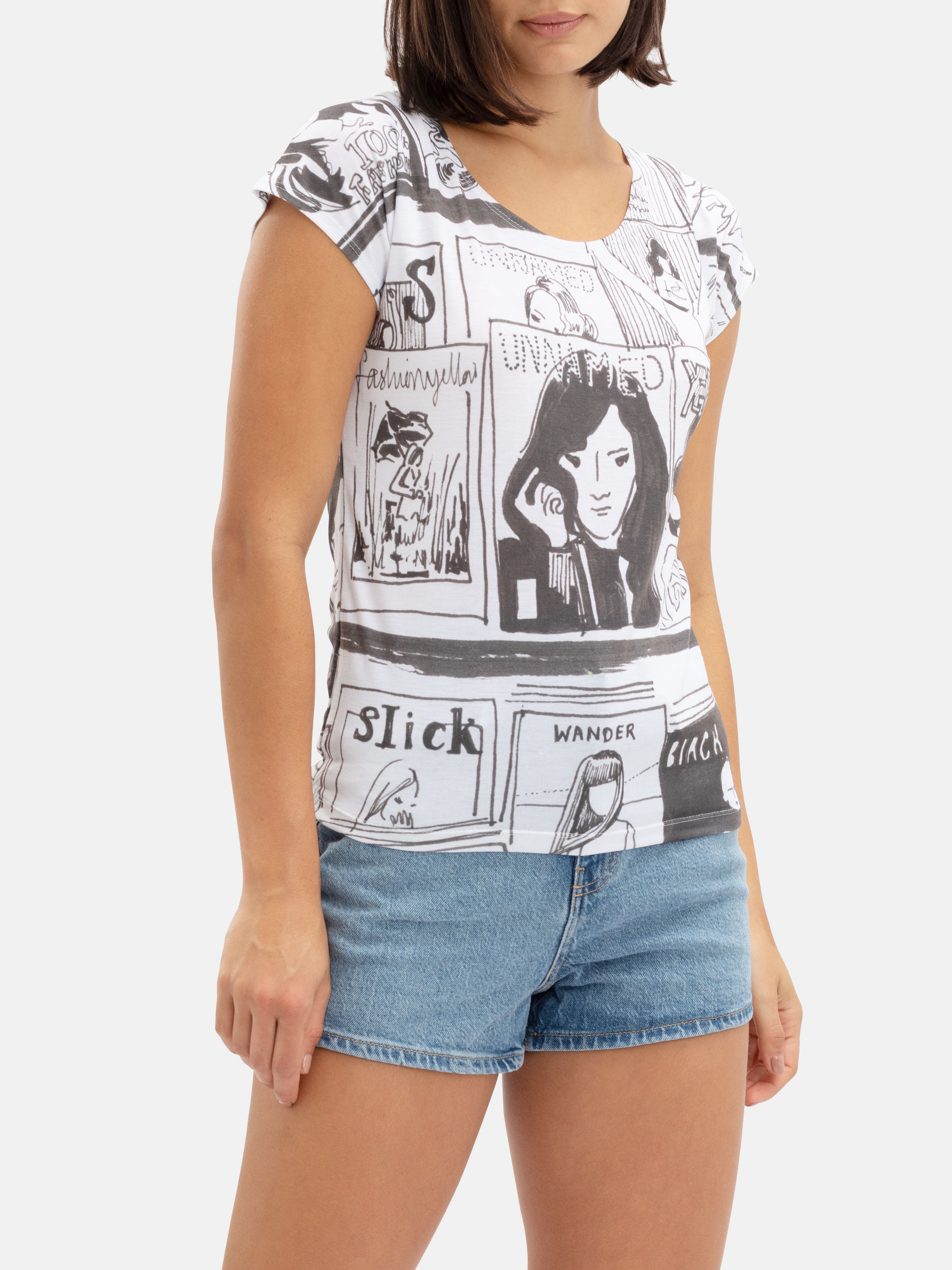 slouch t shirt womens