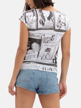 T-shirt coupe ample pour femme