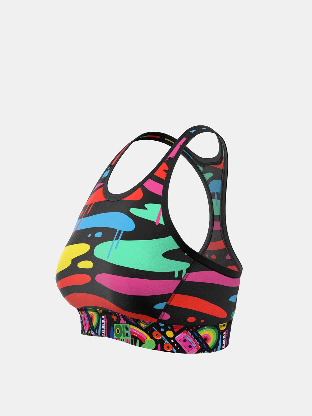 Custom Sports Bra Custom Printed Sports Bra Handmade 