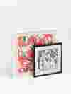 Custom Printed Framed Silk Scarf for decor