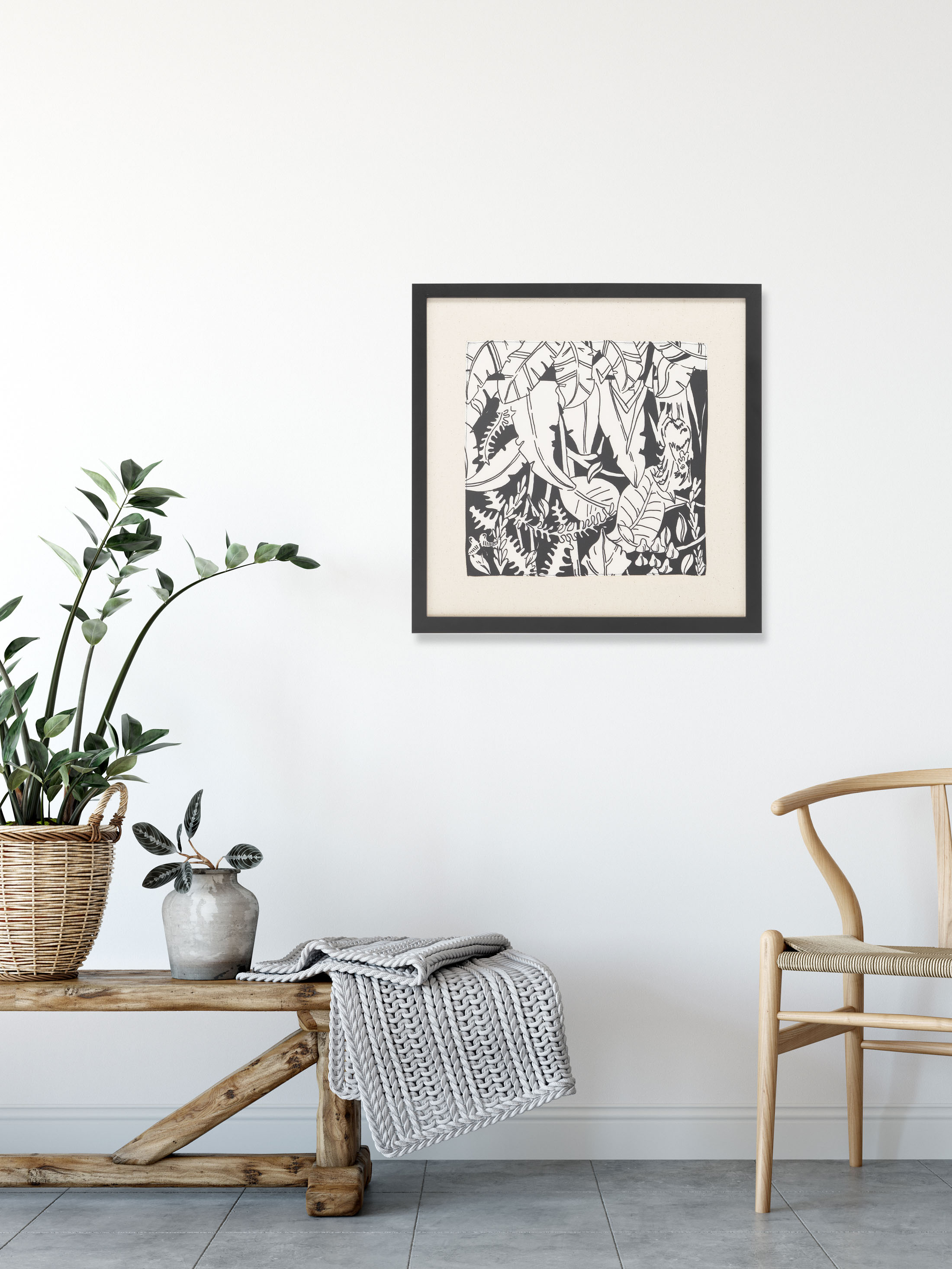 Custom Framed Silk Print