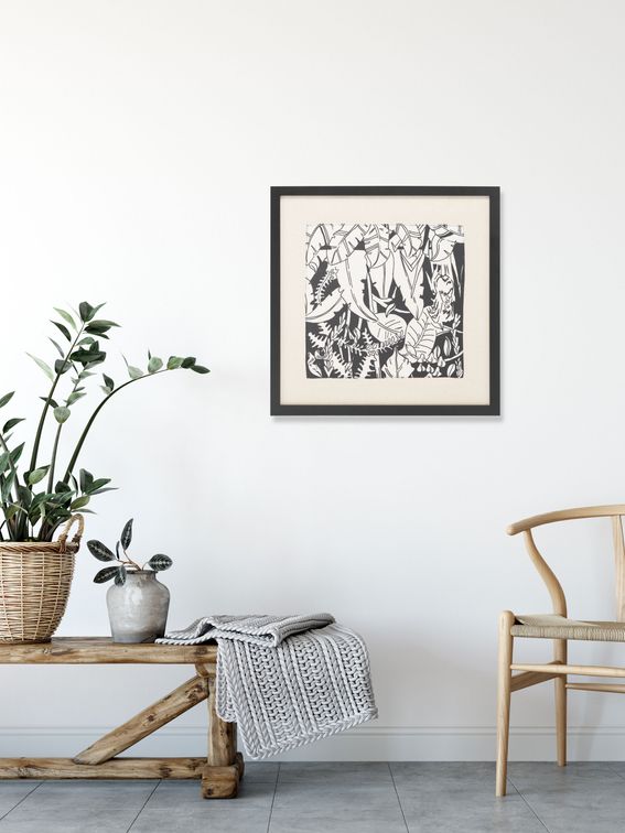 Custom Framed Silk Print