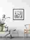Custom Framed Silk Print