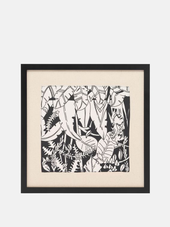 Custom Printed Framed Silk Scarf