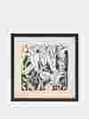 Custom Printed Framed Silk Scarf